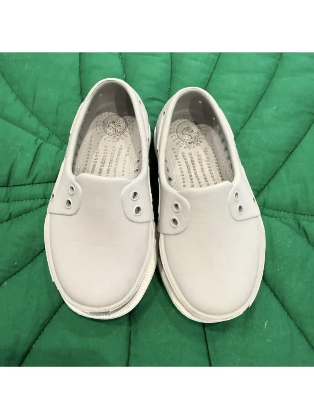 Native Shoes Howard Toddler 7 Gray Slip On Boat Shoes Loafers Water Shoes
